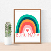 Boho Mama Rainbow Modern Bright Colors Trendy Planer