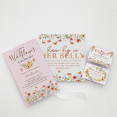 Kleine Wildblume Rustikale Wildblumen Kinderdusche Pappteller