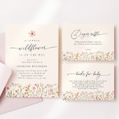 Wildflower Boho Baby Shower Serviette