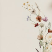 Boho Wildblumen Dankeskarten Dankeskarte