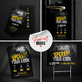 Dicke und moderne Barber Shop Hair Stylist Mustach Türanhänger