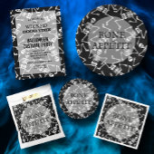 Skeletons BONE APPÉTIT Quadratischer Aufkleber