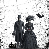 Essen, trinken, Beängstigendes gotisches erwachsen Serviette