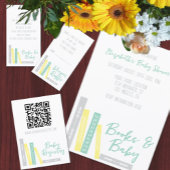 Books Baby Shower Diaper Raffle Begleitkarte