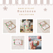 Botanical Pink Stylist Beauty Business Rabattkarte