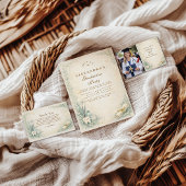 Botanical White Coat Dentist Graduation Dankeskarte