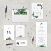 Botanical Wedding Invitation | Elegant Wildflower  Einladung