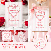 Little Sweetheart Diaper Raffle Card Begleitkarte