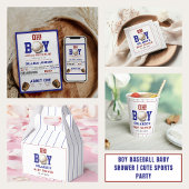 Boy Baseball Baby Shower | Cute Sports Party Banner