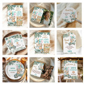 Boys Cute Safari Birthday Pappteller