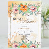 Poppies blubbly Bar Brautparty-Zeichen Poster