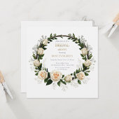 White Roses & Baby’s Breath  Banner