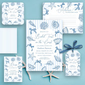 Braut Toast an der Küste Muscheln Brautparty Pappbecher