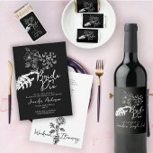 Bride or Die Gothic Floral Bachelorette Weekend Einladung