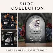 Braut oder stirb Skelett Schädel Halloween Jungges T-Shirt