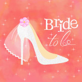 Braut um Hochzeit Brautparty High Heel Einladung