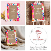 Begrüßung von Bright Cutouts Poster