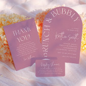 Chic Minimalistisch Verlassen Alignment-Rücksendea Permastempel