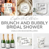 Eleganter Weißer Blumenbrunch und Bubbly