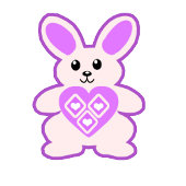 Lila Bunny Personalisiert Kids Puzzle