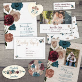 Dusty Pink, Beige Rose speichern das Datumsfenster Magnet