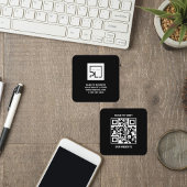 Simple Minimal Modern Professional Logo Photo Visitenkarte