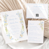 Blaue Rahmenhochzeit Tischnummer