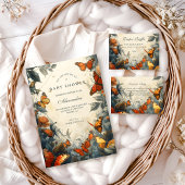 Butterfly Garden Baby Shower Einladung