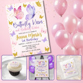 SCHALTFLY KISSES PINK & LILA 1. GEBURTSTAG GESCHENKTÜTCHEN