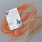 Butterfly-Küsse & Baby Wishs Papierplatte Pappteller