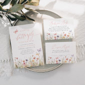 Schmetterlingspuchzettel Begleitkarte