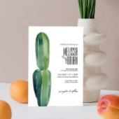 Cactus Dream ・ Modern Wüstenchic ・ Botanical Boho Save The Date
