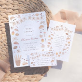 Cafe Bebe Baby Shower Thank You Dankeskarte