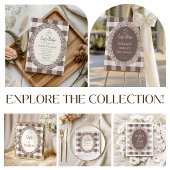 Cafe Bebe Rustikale Geschenke und Karten Baby-Part Poster