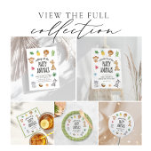 Calling All Animals Safari Jungle Kids Birthday Serviette