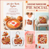 Erntedank Kanada | Cosy Pumpkin Pie Ansammlung Einladung