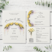 Canary Yellow Romantic Freesia  Floral Wedding (Personalisiere diese Kollektion eines unabhängigen Creators.)