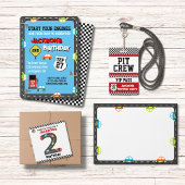 Rennwagen Dritter Geburtstag Kinder Party Geschenkschachtel