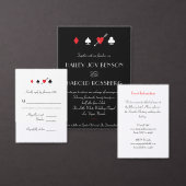 Liebe getroffene Las- Vegashochzeit danken Ihnen Dankeskarte (Personalisiere diese Kollektion eines unabhängigen Creators.)