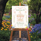 Carousel Merry-go-round Welcome Sign Poster