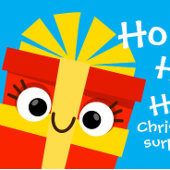 Personalized Cartoon Christmas Tree Kids Sticker