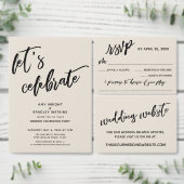 Lässige Handschrift Hochzeit Vielen Dank für Ihre  (Personalisiere diese Kollektion eines unabhängigen Creators.)