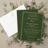 Katholische Winterhochzeitkarte Sockelschild (Personalisieren Sie die Kollektion dieses unabhängigen Creators. Test)