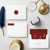 Elegante Deep Green Winter Wedding Geschenktütchen (Personalisiere diese Kollektion eines unabhängigen Creators.)