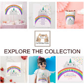Cat Unicorn Girl Birthday Banner