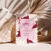 Funny Cats cute Purrfect Birthday Party Geschenkpapier