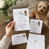 Dekor Drink Brown Cavapoo Dog Willkommen bei der H Serviette