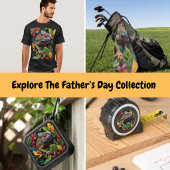 Lizard-Blätter und Farbe Golfhandtuch