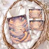 Celestial Astronaut Clouds Baby Shower Serviette