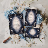 Celestial Moon Gothic Wedding Save The Date